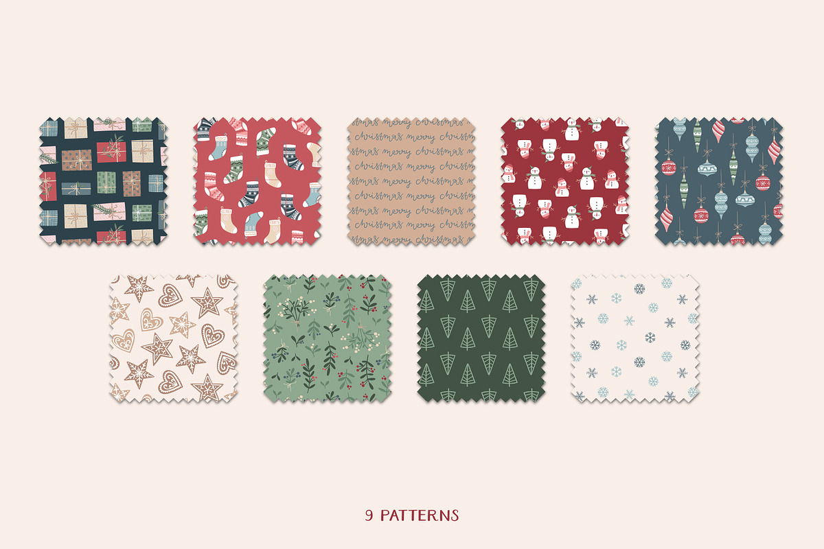 Jolly Christmas Illustrations Set, a Seasonal Illustration by Ola_Mazur (Photo 7 of 8)