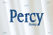 CS Percy Stamp, a Serif Font by Craft Supply Co. (Thumbnail 1 of 8)