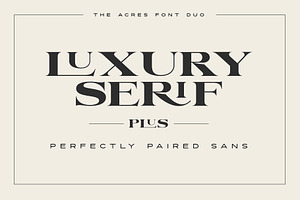 The Acres Font Duo