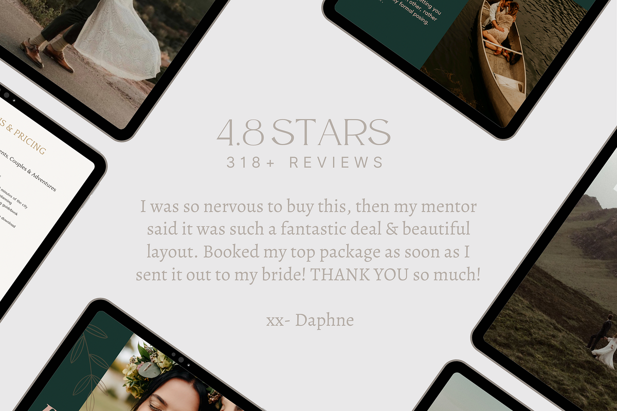 TEAL Wedding Photography Guide, a Magazine Template by Signature Edits (Photo 6 of 11)