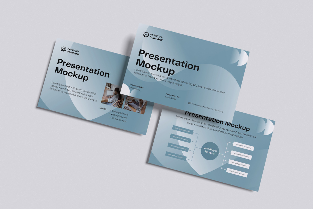 Presentation Mockup, an Advertising Mockup by Pikachudesign (Photo 4 of 5)