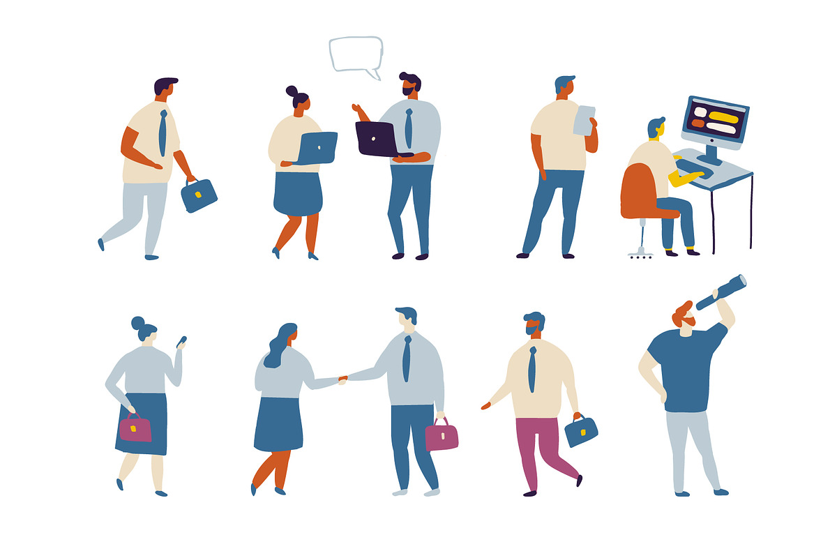 400+ Set of flat vector people, a Person Illustration by Vector_Art (Photo 13 of 24)