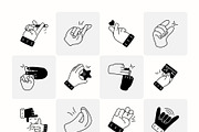Animated Hand Icons, a Duotone Icon by Prosymbols (Thumbnail 9 of 12)
