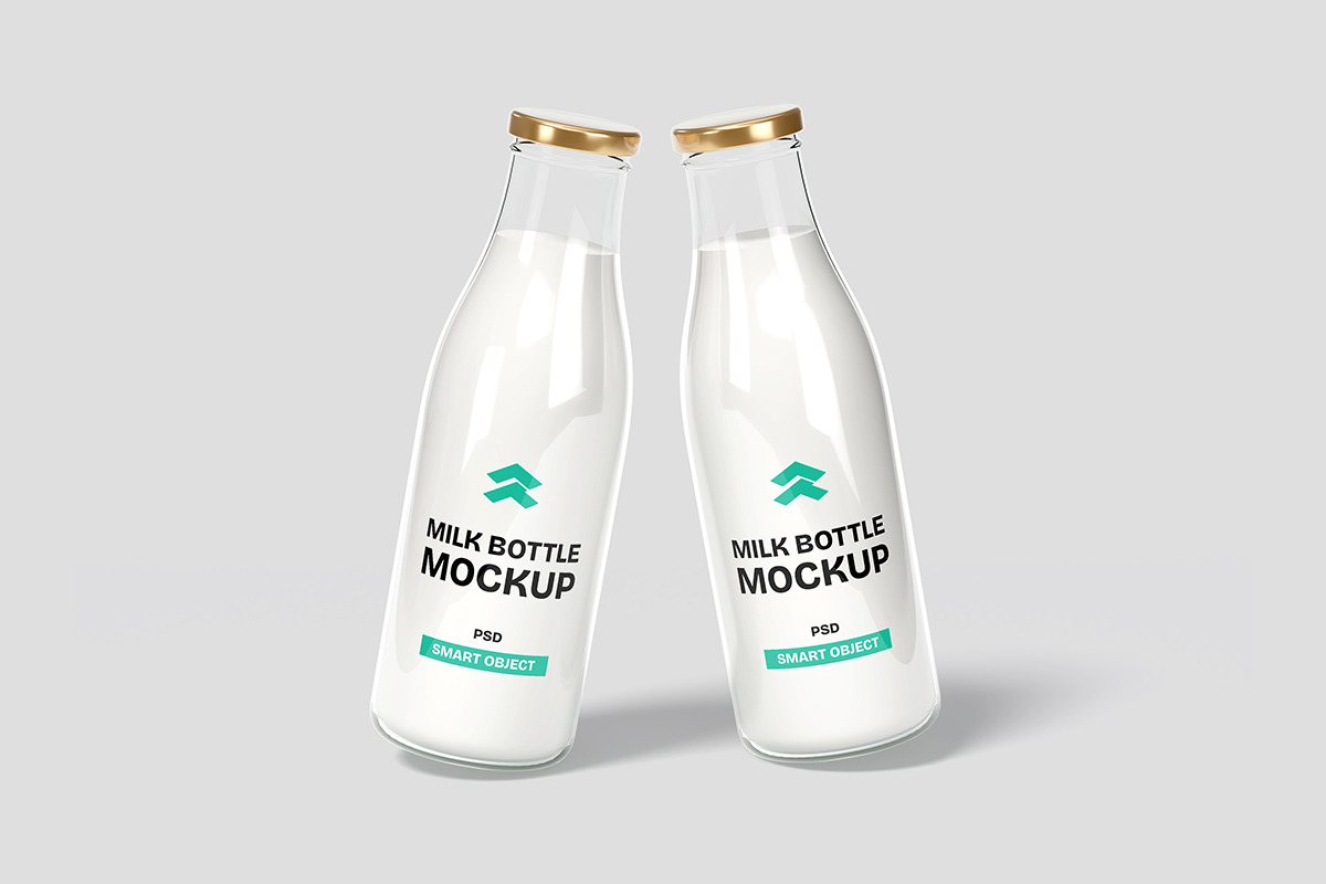 Milk Bottle - Mockup, a Product Mockup by Rometheme Std (Photo 4 of 5)