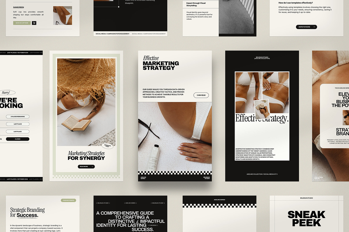 ADE / Social Media Kit (II), a Social Media Template by Wildnun Studio (Photo 9 of 23)