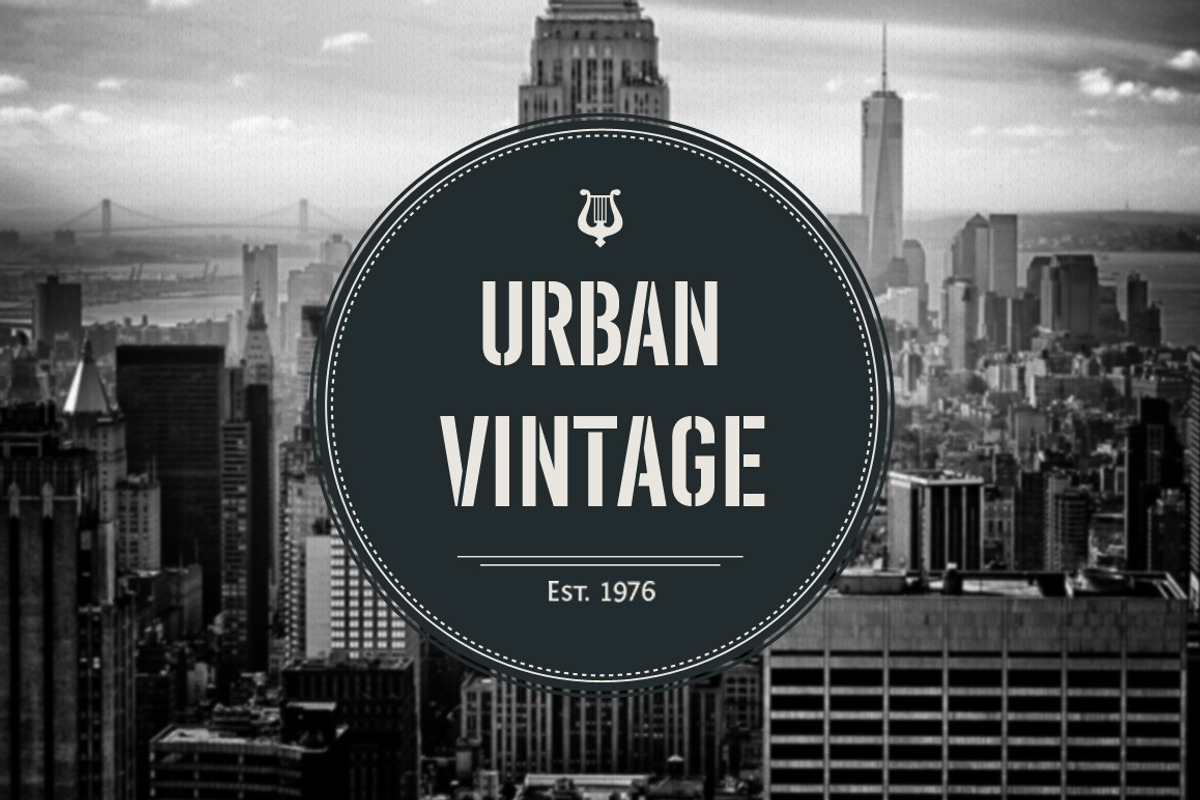 Urban Stencil Display Font preview 3