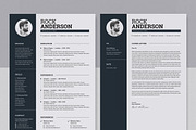 Modern Resume/CV Template, a Resume Template by Proper_media (Thumbnail 2 of 5)