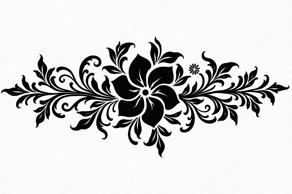 Elegant Floral Ornament Set, an Illustration by BIPLOB EXPERT (Photo 16 of 21)