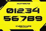 CYBERHYPE FONT, a Sans Serif Font by Alphabet Agency (Thumbnail 6 of 9)