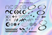 Cute World (Free Sticker Pack), a Symbol Font by Dryy.type (Thumbnail 7 of 7)