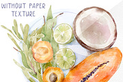 5 Watercolor papers for Procreate, a Brush Add-On by BooStudio (Thumbnail 6 of 7)