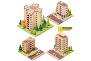 Isometric city map elements, an Object Graphic by tele52 (Thumbnail 20 of 72)