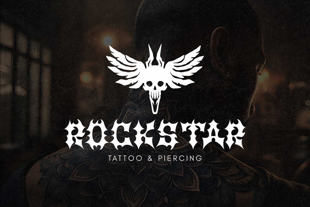 Venom Voltage - Heavy Metal Typeface, a Serif Font by HipFonts (Photo 3 of 9)