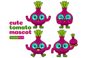 Onion Mascot Cartoon Character, an Illustration by MEDZ (Thumbnail 4 of 5)