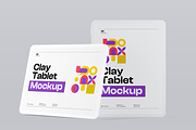 Tablet Mockup - Front & Perspective, an iPad Mockup by graphicsauce (Thumbnail 4 of 5)