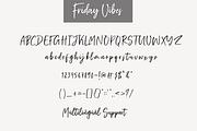 Friday Vibes - Handwritten Font, a Script Font by Sronstudio (Thumbnail 8 of 8)