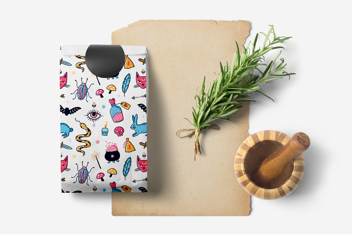 Magic seamless patterns, a Pattern Graphic by Good Studio (Photo 8 of 8)