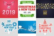 Christmas and New Year Themes, an Animal Illustration by TAlex (Thumbnail 1 of 6)