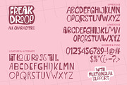 Freak Droop - Handwritten Ugly Font, a Handwritten Font by ErgibiStudio (Thumbnail 10 of 11)