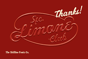 SFC Limone Club Script, a Script Font by Skilline Supply Co. (Thumbnail 3 of 10)