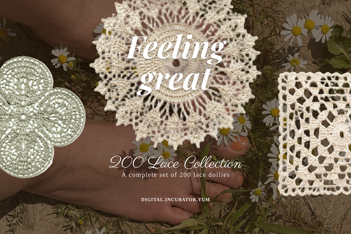 Crochet Collection: 200 Lace Doilies, an Object Graphic by digital.incubator.yum (Photo 3 of 6)