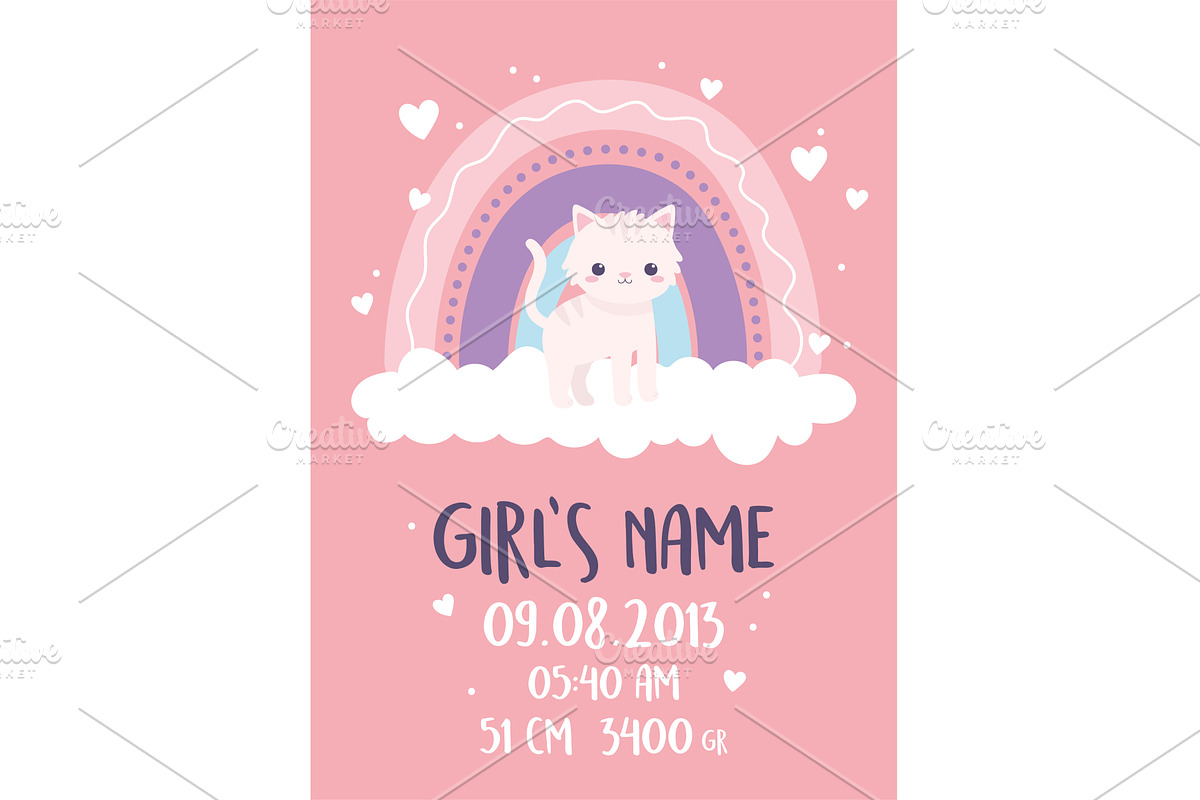newborn metric design, an Object Illustration by studiogstock
