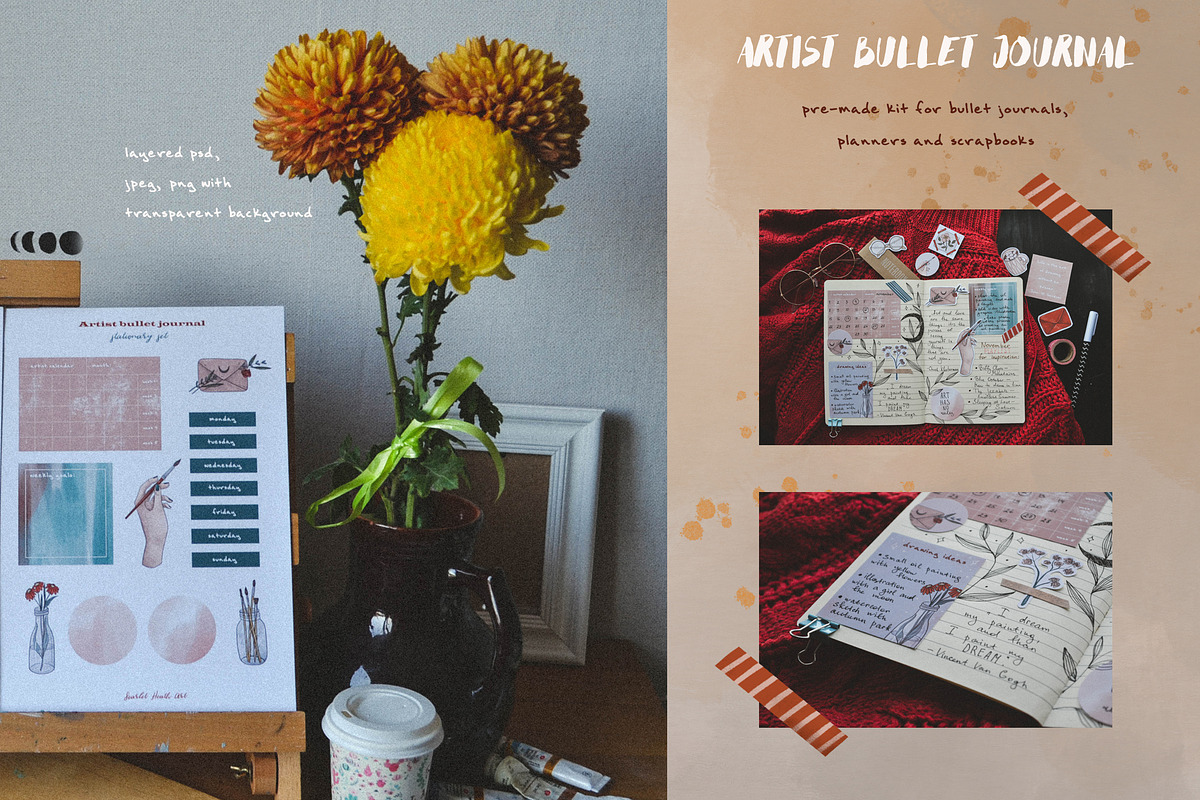 Artist collection. Art supplies, an Illustration by Scarlet Heath Art (Photo 5 of 15)