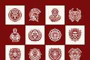 Italian Symbols Art Set, a Solid Icon by Creative Stall (Thumbnail 9 of 10)