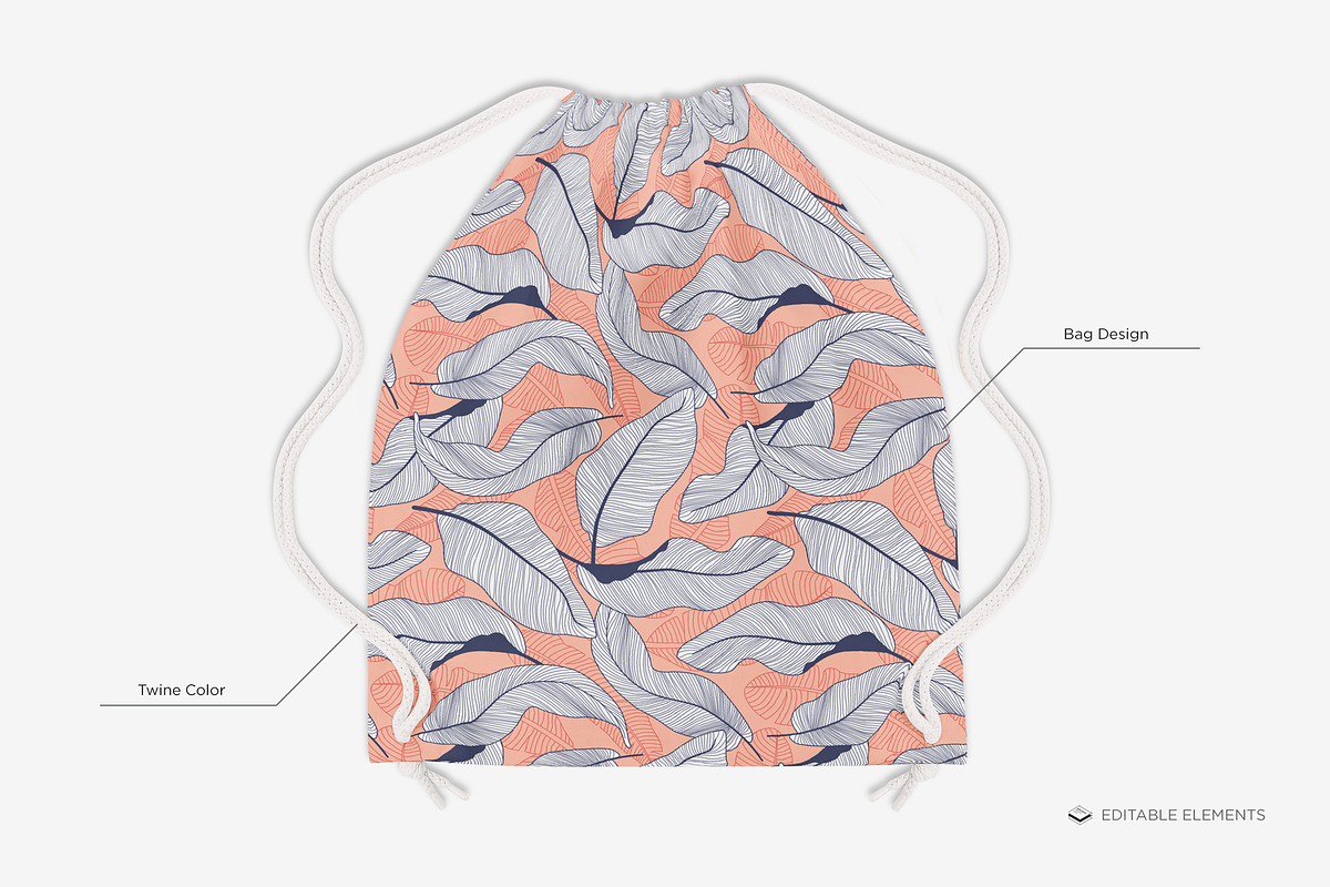 Drawstring Bag Mock-up, an Apparel Mockup by Branda Keeps (Photo 4 of 17)
