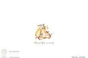 Watercolor Pear Magic Garden Set, an Animal Illustration by Pati Paints (Thumbnail 9 of 9)