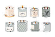 Burning vector candles, a Decorative Illustration by Torontotokio (Thumbnail 2 of 6)