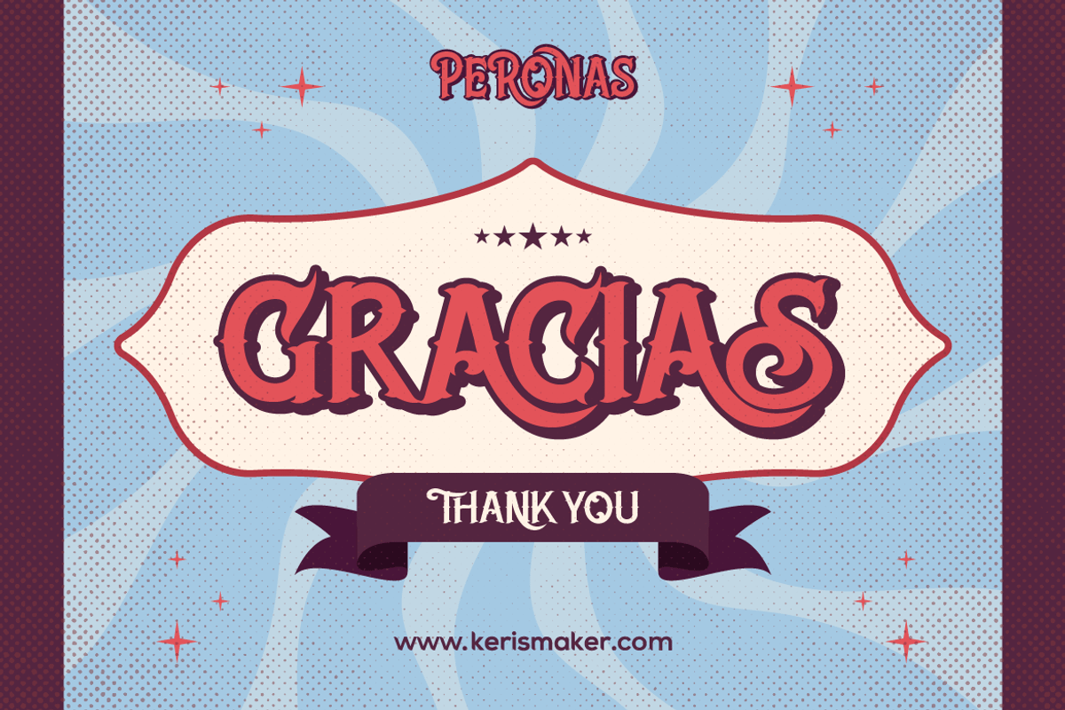 Peronas, a Font by kerismaker (Photo 12 of 12)