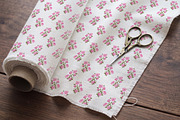 Pink Peony Vector Seamless Patterns, a Pattern Graphic by Nadia Semyroz (Thumbnail 8 of 10)