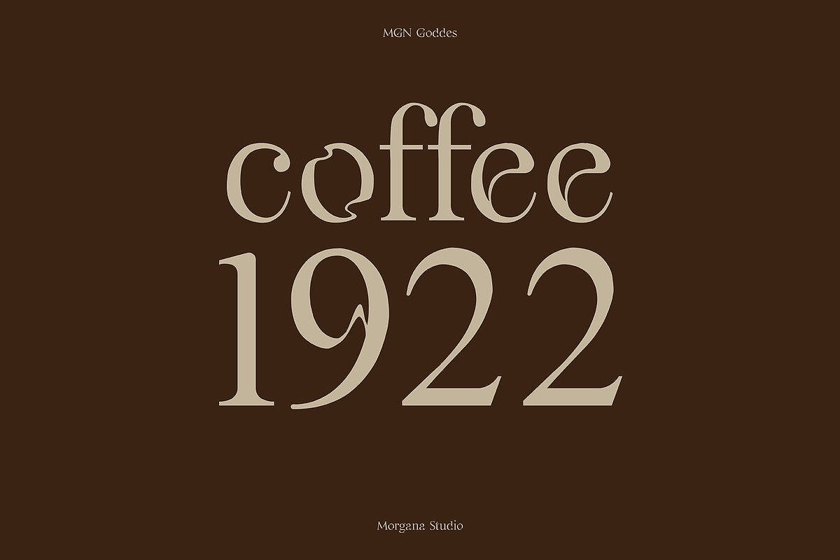 MGN Goddes, a Serif Font by Morgana Studio (Photo 5 of 6)