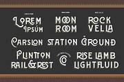 Wincosin Vintage & Package Fonts, a Font by Fortunes Co (Thumbnail 9 of 11)