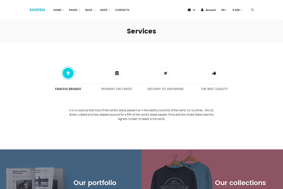 Shopen — Multipurpose PSD Template, a Templates & Theme by ScienteCraft (Photo 43 of 50)