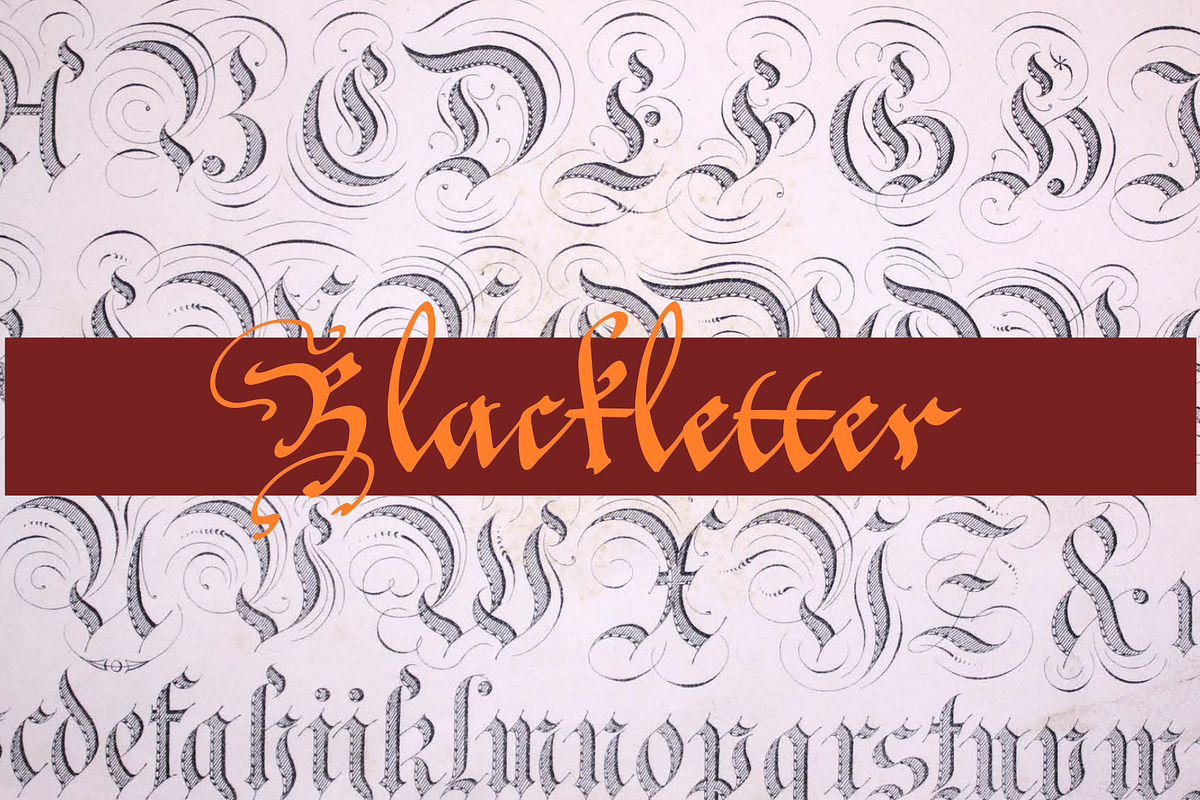 Blackletter Alphabets 30 Alphabets, an Object Graphic by Intellecta Design (Photo 1 of 7)