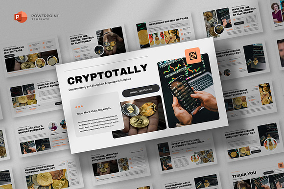 Blockchain Cryptocurrency Powerpoint preview 5
