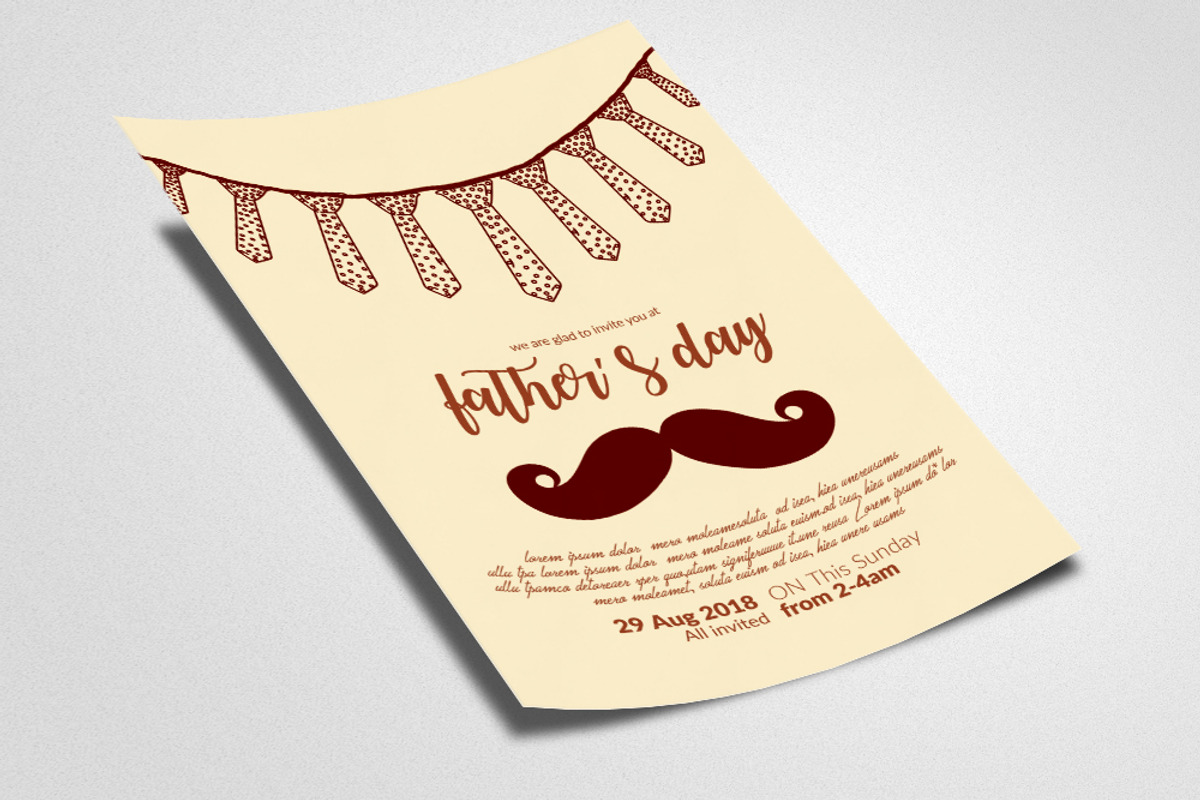 Super Dad Father Day Flyer Template, a Poster Template by Design Up (Photo 3 of 3)