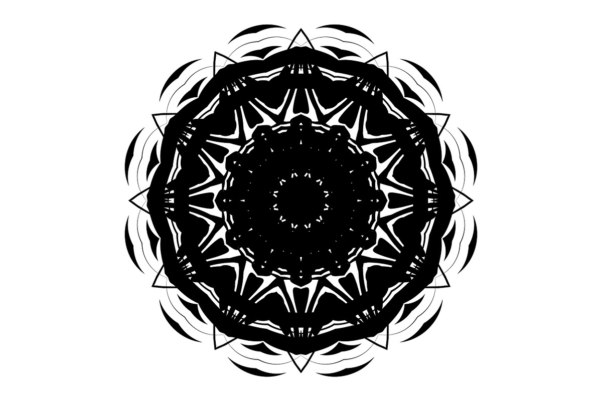 Artistic Mandala Vector Collection, a Decorative Illustration by NJ Himel (Photo 74 of 101)