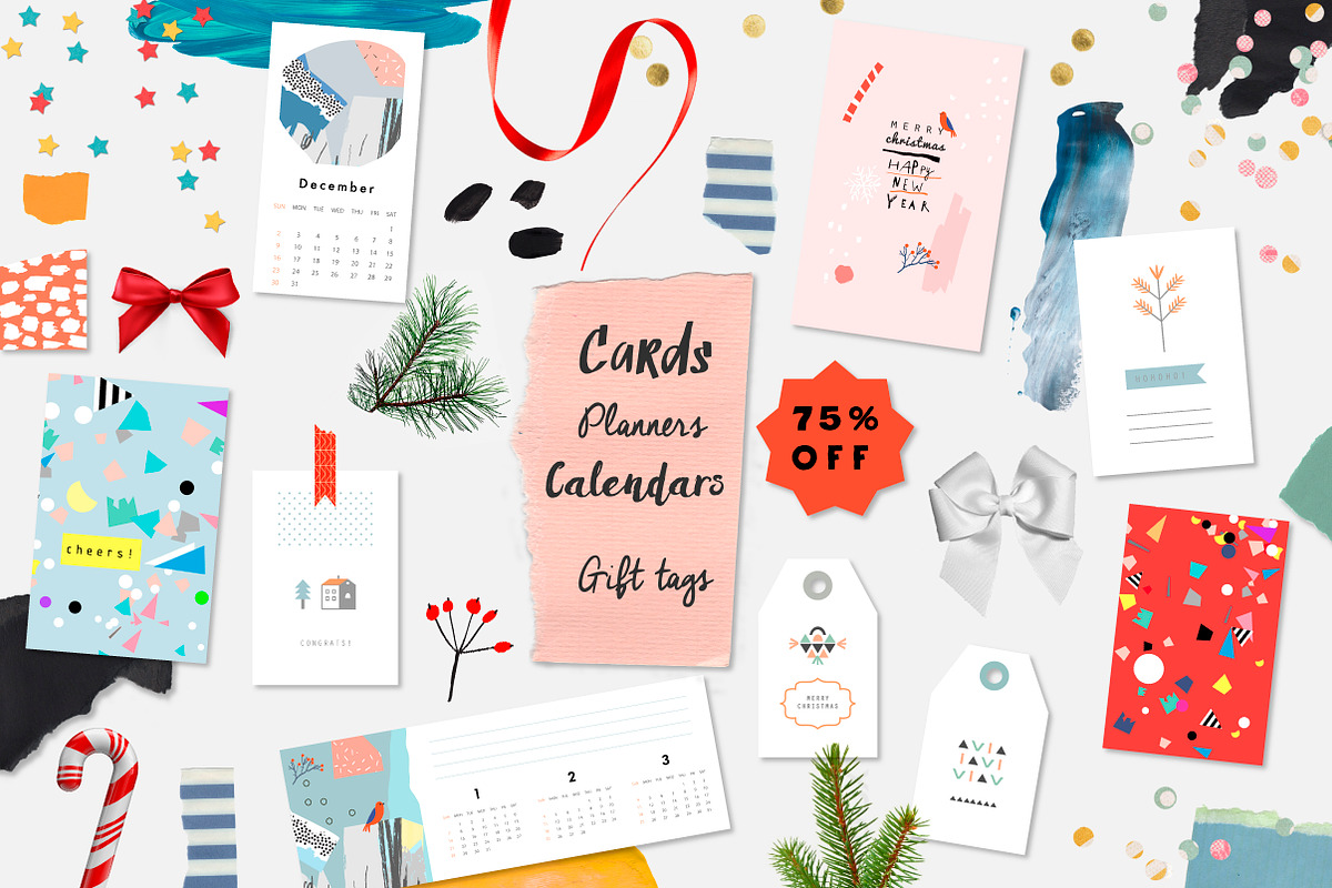BIG holiday KIT, a Decorative Illustration by Lera Efremova (Photo 1 of 7)