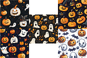 Happy Cute Halloween Seamless Patter, an Illustration by DreamPrint404 (Thumbnail 2 of 4)