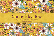 Sunny Meadow Prints & Patterns, a Pattern Graphic by GND ART STUDIO (Thumbnail 1 of 8)