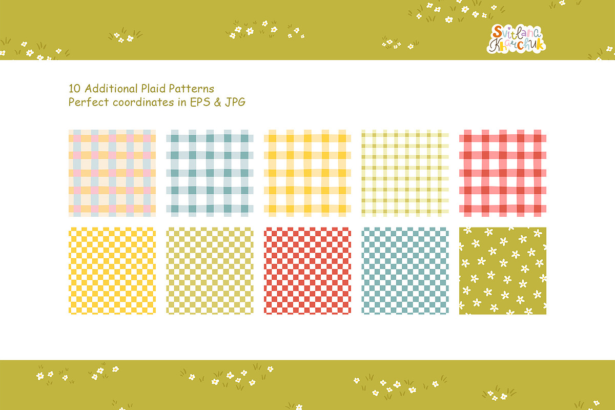 Summer Meadow Flatlay Lifestyle Set, a Pattern Graphic by Svitlana Kharchuk (Photo 8 of 16)