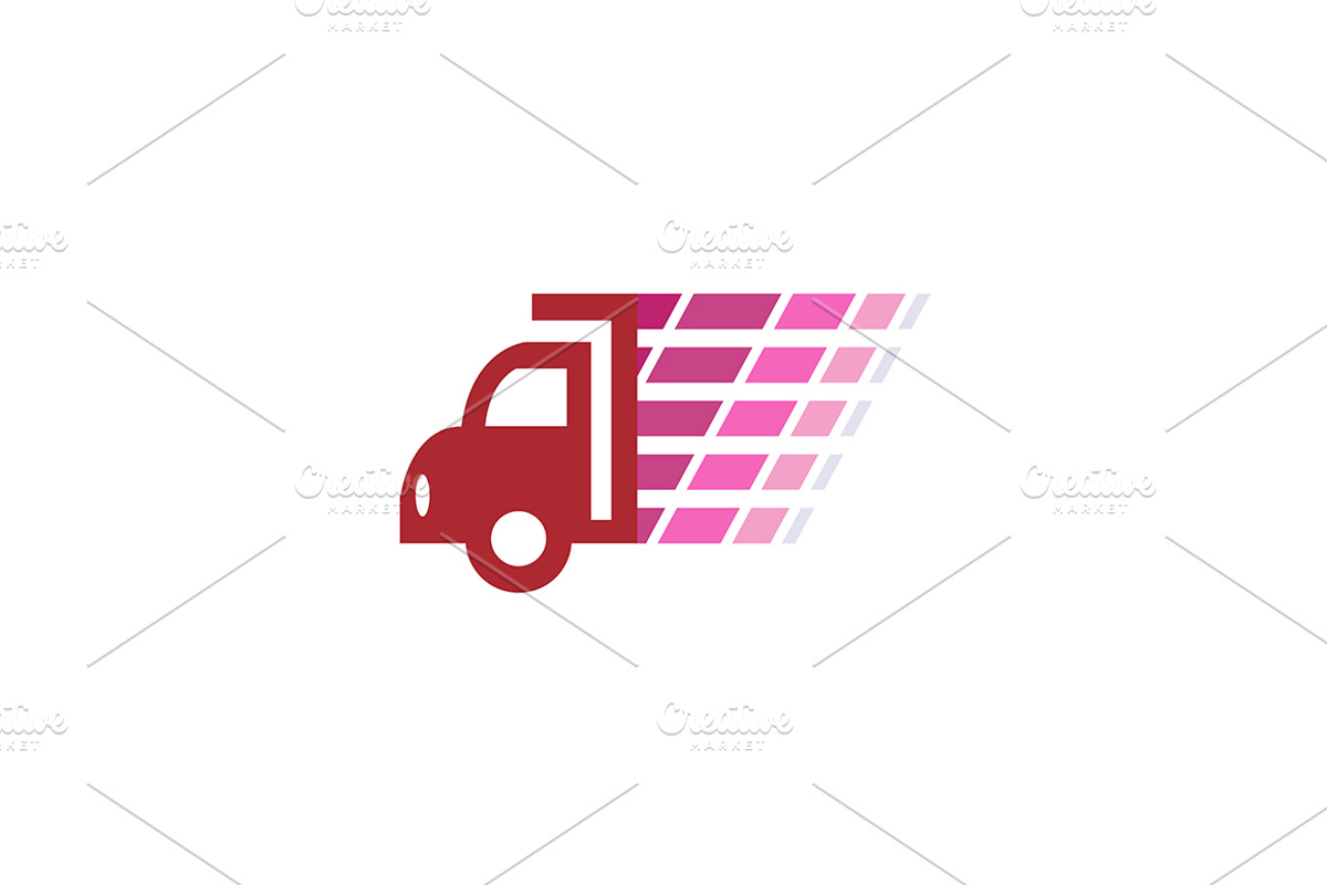 20 Logo Truck Templates Bundle, a Branding & Logo Template by Friendesigns (Photo 19 of 21)