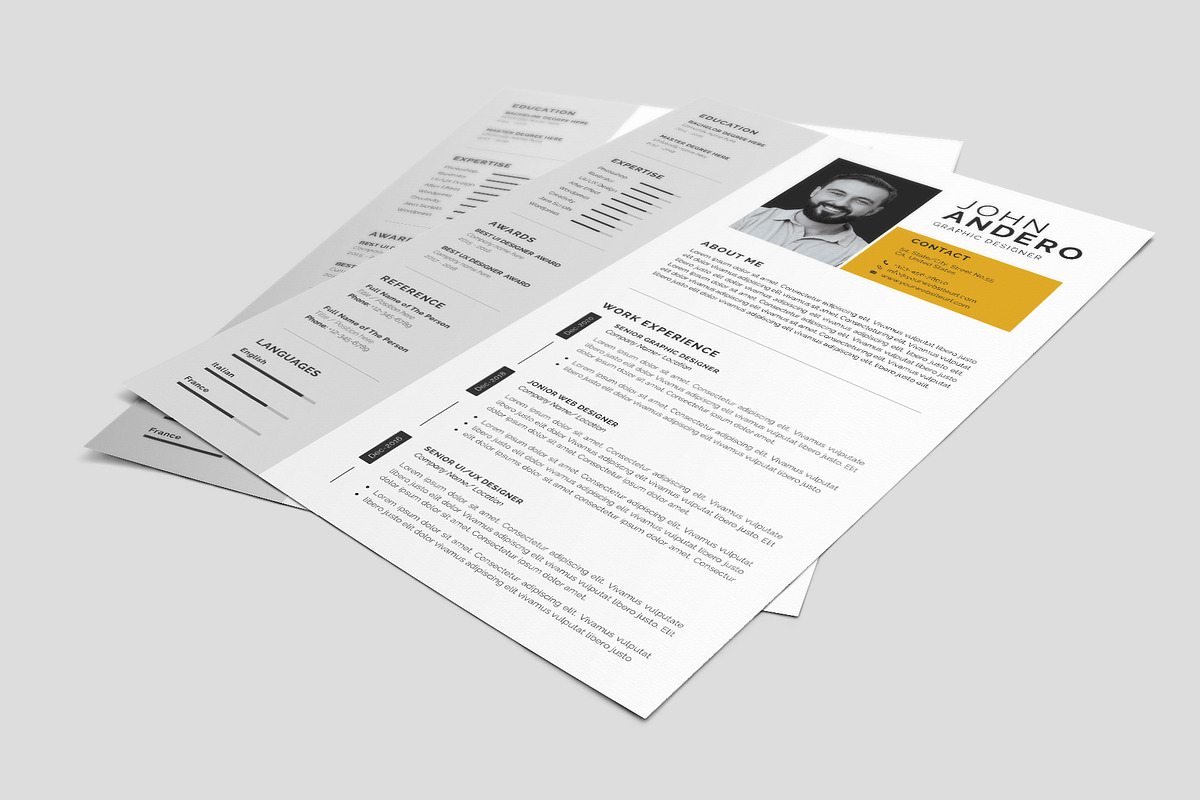 Resume Template, a Resume Template by Abdul Studio (Photo 4 of 5)