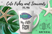 Marine Life, a Pattern Graphic by Pippi Draws (Thumbnail 4 of 9)