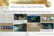 WOW SALE! HUGE GOLD FOIL COLLECTION, an Object Graphic by Illumineer Media & Design (Thumbnail 1 of 44)