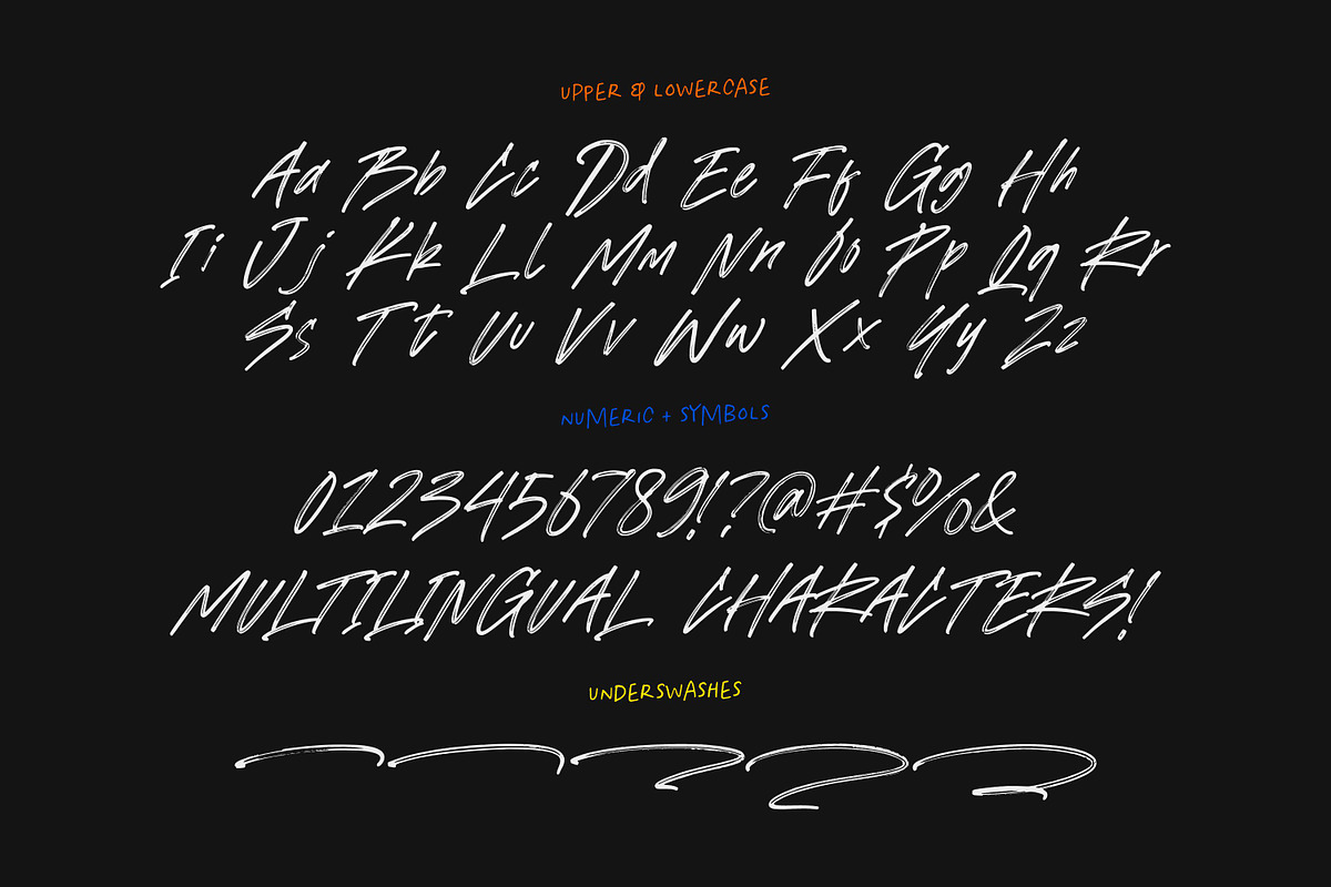Emoria – Expressive Brush Font, a Font by Genetype (Photo 8 of 8)
