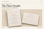 Elegant Wedding Invitation Set,Canva, an Invitation Template by Layl Atelier (Thumbnail 3 of 7)